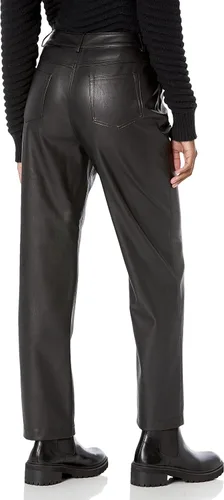 Vista 2 de The Drop Women's Jack Vegan Leather High Waisted Straight Leg Pant