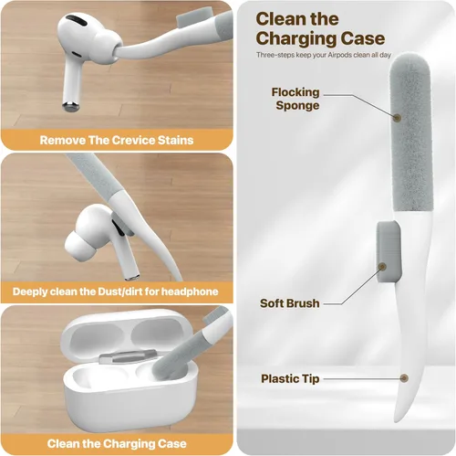 Vista 6 de Maxjoy Funda compatible con Samsung Galaxy Buds 3 Pro / Galaxy Buds 3 (2024), funda protectora de silicona grabada para Galaxy Bud 3 para mujeres