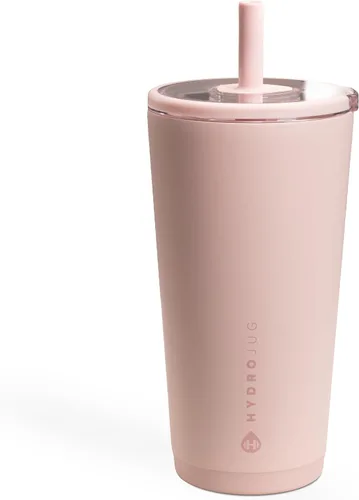 Vista 9 de HydroJug Everyday Tumbler 20 oz – Ceramic-Lined Insulated Tumbler with Straw and Soft-Touch Lid, Cup Holder Friendly, Double-Wall Vacuum Insulation