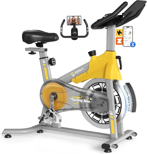 Vista 10 de Exercise Bikes for Home,Spin Bike with Adjustable Magnetic,Brake Pad Resistance Silent Belt Drive,350lbs/300lbs Weight Capacity &Upgraded Version