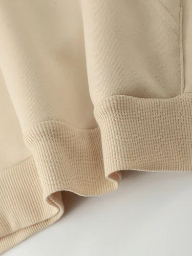 Vista 6 de Floerns Sudadera con capucha para hombre, ligera, con cordón, estampado de letras, con bolsillos