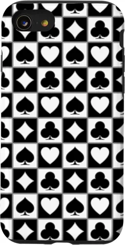 Vista 18 de Playing Card Suit, Hearts, Spades, Diamonds, Clubs, Poker Case for iPhone 17