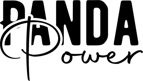 Vista 4 de SEC Apparel Panda Parches termoadhesivos Adhesivos Transferencia Apliques Letras para camisetas Tela Ropa V3 (My-spirit-animal-is-a)