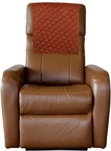 Vista 25 de LL LEATHER LOVERS Funda de cuero para reposacabezas de silla reclinable, sofá, sofá biplaza, protector de muebles, funda para asiento de teatro
