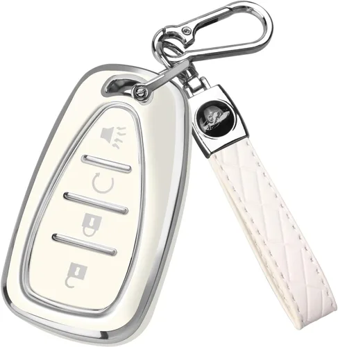 Vista 9 de FT FUNTOR Funda para llavero Chevy con llavero, 3 botones