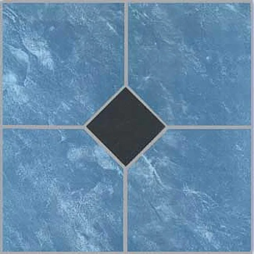 Vista 21 de PowerSellerUSA Azulejos de vinilo autoadhesivos, 12 x 12 pulgadas con 0.047 in de grosor, 20 unidades de diseño contemporáneo, azulejos cuadrados