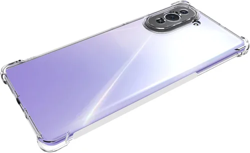 Vista 5 de USTIYA Funda para Huawei Nova 10 Clear TPU Cuatro Esquinas Cubierta Protectora Transparente Suave Funda