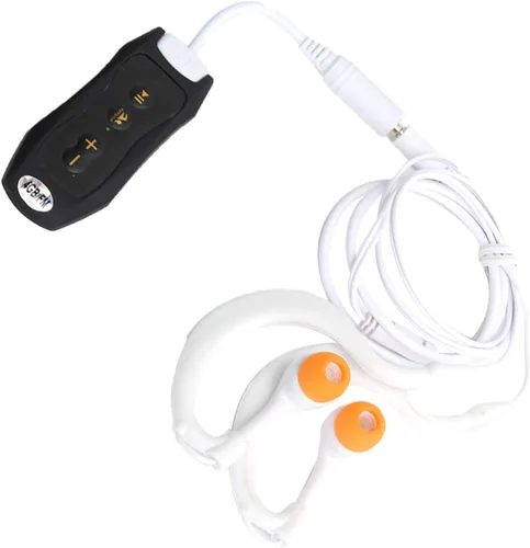 Vista 8 de Keenso Reproductor de música FM de 4 GB, reproductor de MP3 portátil de deportes de buceo con auriculares para música de buceo