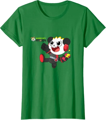 Vista 36 de Ryan's World Super Spy Combo Panda Camiseta, gris, S Asfalto