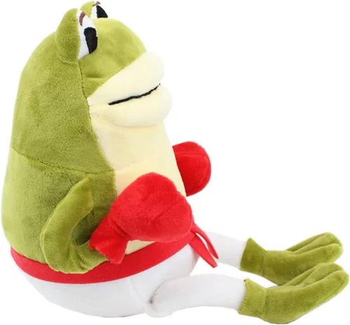 Vista 5 de Figura de muñeca de peluche de la rana 2 piezas