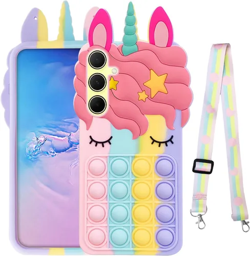 Vista 13 de Nancheng Rainbow - Funda para Samsung Galaxy A05 Galaxy A05-Rainbow