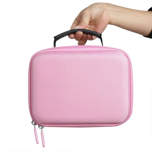 Vista 6 de Hermitshell Estuche de viaje para Crayola 12 unidades de pintura lavable para niños (solo caja) (rosa)