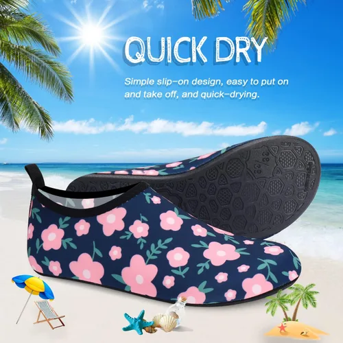 Vista 6 de ANLUKE - Zapatos para agua, de secado rápido, ideales para yoga acuático, playa, natación, surf, para mujeres y hombres