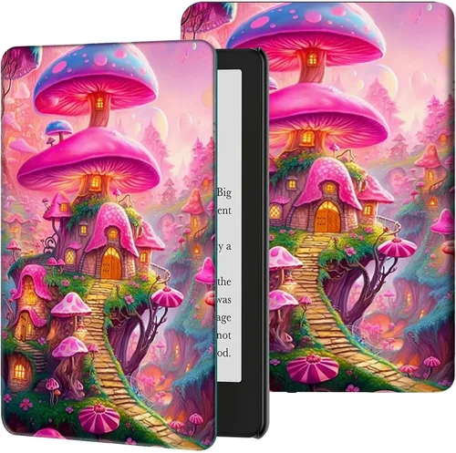 Vista 12 de Rossy Funda para Kindle de 10ª generación 2019, delgada, de piel sintética, ajustable, con encendido y apagado automático para Kindle de 10ª