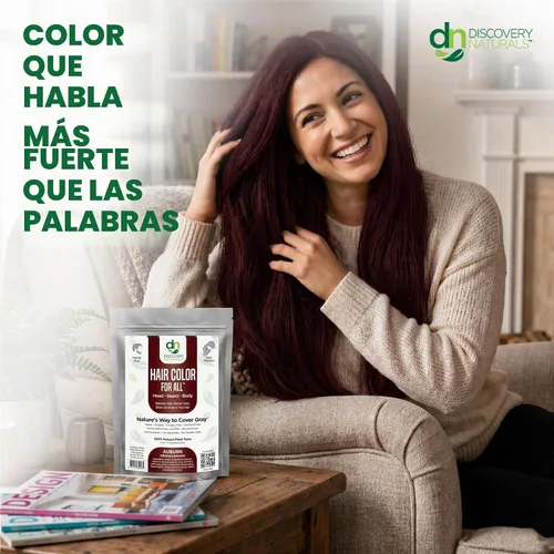 Vista 9 de Tintura para el cabello y las cejas Henna Maiden: 100 % natural y sin químicos