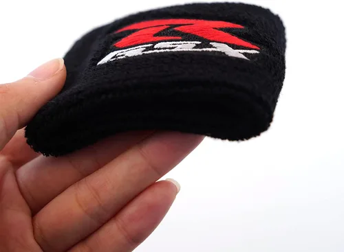 Vista 5 de MOWOK Compatible con Suzuki GSXR 600 GSX-R 750 1000 1100 1500 1300 Hayabusa Funda Protectora para Depósito de Líquido de Frenos Delantero