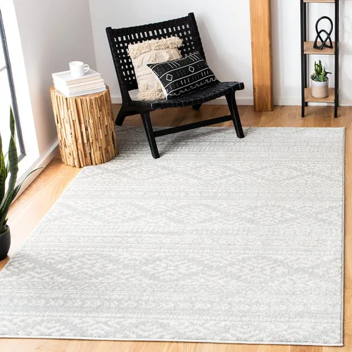 Vista 37 de SAFAVIEH Tapete decorativo de la colección Tulum de 2 x 3 pies, color negro y marfil, diseño tribal bohemio marroquí, no desprende pelo y es