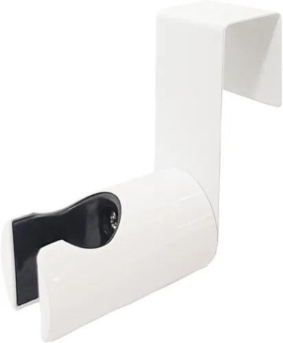 Vista 13 de Soporte para rociador de bidé de inodoro negro, soporte para cabezal de ducha de mano de acero inoxidable Biveah KZS004B