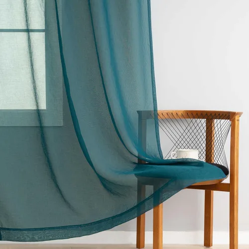 Vista 27 de MYSTIC-HOME Juego de cortinas de niveles transparentes blancas para cocina de 24 pulgadas de largo, tratamiento de cortinas para ventanas pequeñas