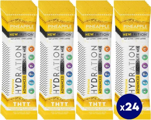 Vista 4 de Polvo de hidratación, paquetes de polvo de electrolitos, paquetes hidratantes con sabor natural para agua, electrolitos hidratantes de acción rápida