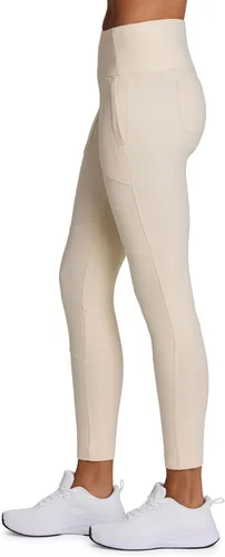 Vista 5 de Avalanche Pantalón combinado elástico tejido frontal de punto ajustado con bolsillos para mujer