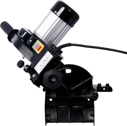 Vista 5 de Afilador eléctrico profesional de motosierra multiángulo, amoladora de sierra de cadena de banco universal, negro