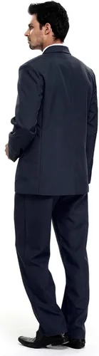 Vista 2 de U LOOK UGLY TODAY - Traje de fiesta para hombre, color sólido, para fiestas temáticas, eventos, club, Chaqueta con pantalones de corbata