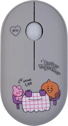 Vista 9 de Hamee BT21 My Little Buddy Series Mouse para portátil, iPad, MacOS, PC, Windows, Android - CHIMMY