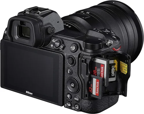 Vista 5 de Nikon Z 7II con lente de zoom Cámara de fotogramas completos sin espejo de ultra alta resolución para fotos/vídeos con lente de 24-70 mm f/4