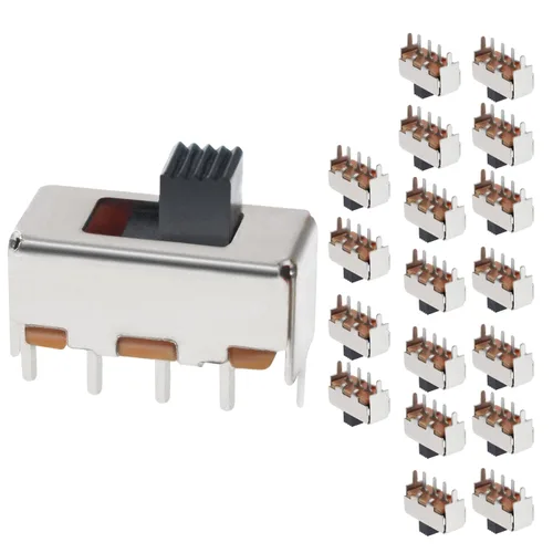 Vista 11 de CYT1107 - Interruptor deslizante vertical de 0.197 in de alto, 2 pines, 2 posiciones, panel SPDT 1P2T (paquete de 20)