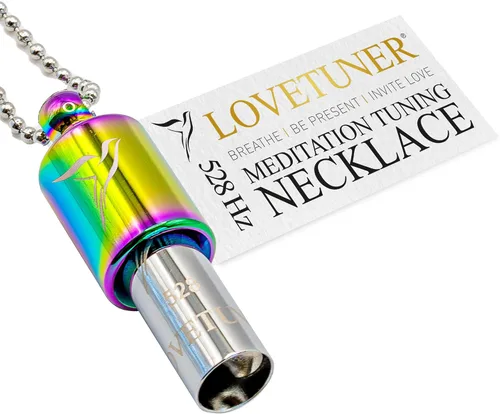 Vista 14 de LOVETUNER Collar de respiración de 528Hz para alivio del estrés, atención plena y meditación Silbato de sanación sonora para ansiedad, enfoque