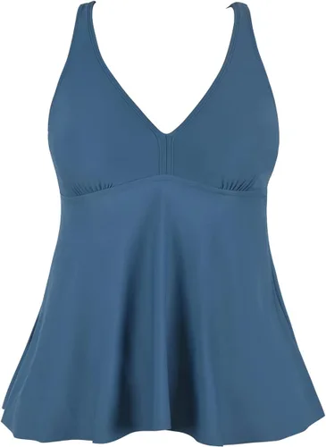 Vista 4 de Firpearl - Traje de bajo tankini con espalda cruzada, para mujer.