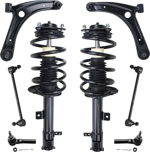 Vista 118 de Detroit Axle - Kit de suspensión frontal de 8 piezas para Chevy Silverado