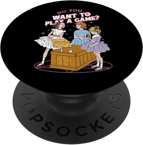 Vista 6 de Divertida tabla de Ouija Wiccan Alt Grunge ropa moderna espeluznante PopSockets MagSafe PopGrip para iPhone