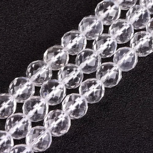 Vista 111 de GEM-Inside - Cuentas sueltas de amatista natural de 0.236 pulgadas (0.236 in), cristal facetado, piedra energética para hacer joyas, 15 pulgadas