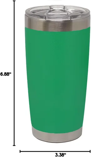 Vista 123 de LaserGram Vaso aislado al vacío de 20 onzas, notas musicales, grabado personalizado incluido (negro)