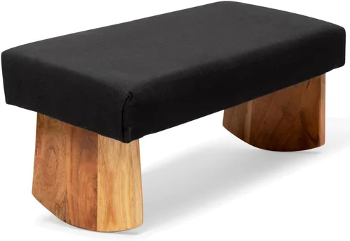 Vista 7 de Banco de meditación- madera de acacia, Rojo