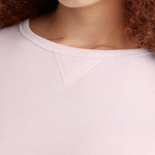 Vista 4 de Hanes - Sudadera EcoSmart con cuello redondo para mujer