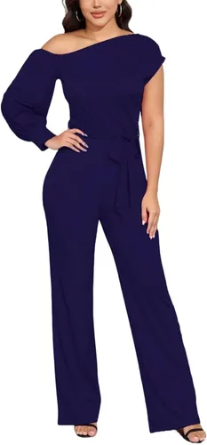 Vista 56 de DeftSharp Overol largo y elegante para mujer, sexy, para cóctel, fiesta, club, casual, para trabajo