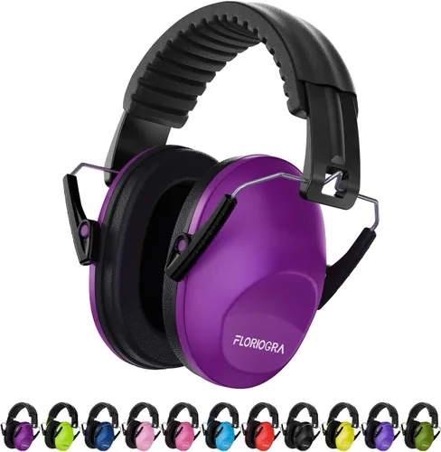 Vista 13 de Floriogra Auriculares con cancelación de ruido para niños/niños pequeños Azul