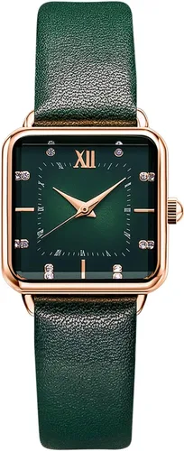 Vista 9 de TIME100 - Reloj de pulsera para mujer, impermeable, delgado, minimalista, casual, simple, de cuarzo, analógico