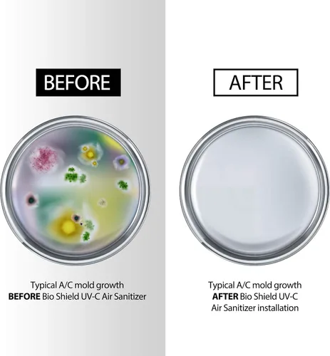 Vista 5 de Sistema Desinfectante de Aire UV-C Bio Shield Lámpara de Repuesto Compacta OEM, Limpia el Aire de Bacterias, Gérmenes, Moho y Alérgenos, Lámpara