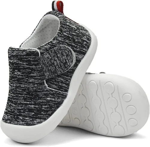 Vista 4 de OAISNIT Zapatos deportivos antideslizantes para bebés, niños y niñas, ligeros, suaves, para caminar y correr