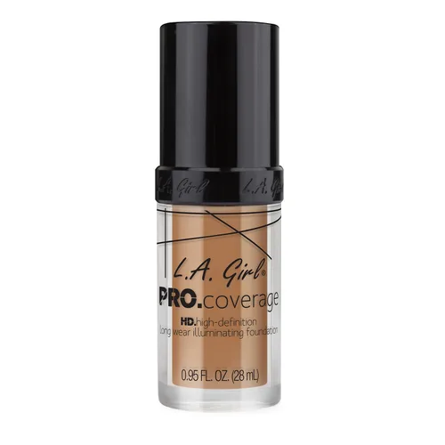 Vista 3 de Base de maquillaje líquida L.A. Girl Pro Coverage, Beige