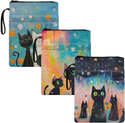 Vista 30 de Forchrinse Lindas fundas de libro de abejas para libros de bolsillo, 11.4 x 8.7 pulgadas, funda lavable de libro Sox para amantes de los libros