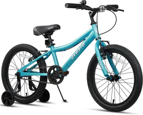 Vista 11 de AVASTA Bilbo - Bicicleta infantil de 18 20 pulgadas para niños y niñas de 5 a 10 años, estilo retro, de acero de alto carbono, con manillar