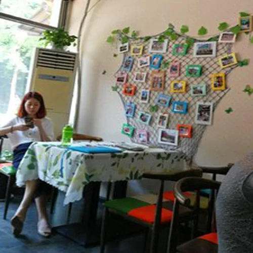 Vista 5 de Perfect 4U 40 piezas blanco decoración del hogar, 4 x 6 pulgadas, papel de fotos Flim DIY pared marco colgante álbum álbum cuerda+clips conjunto