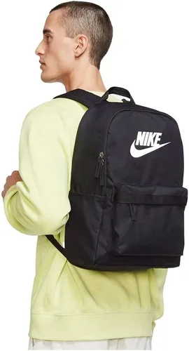 Vista 8 de Nike Mochila unisex para adultos, Negronegroblanco, 43cm H x 30cm W x 15cm D