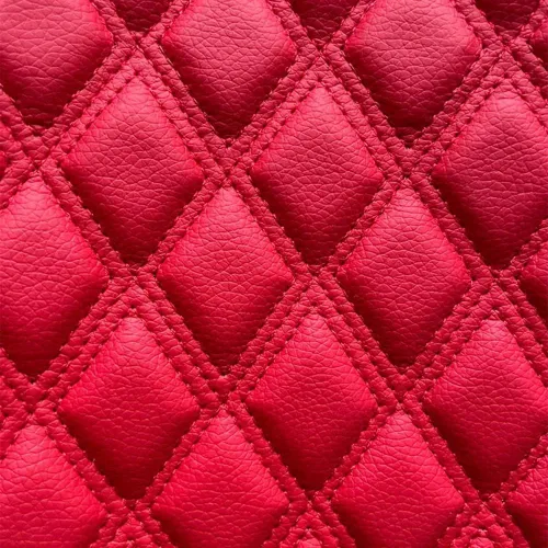 Vista 10 de Tela de espuma acolchada de vinilo, hilo multipatrón, material de piel sintética, tapicería para muebles, cabeceros de muebles, tela interior Negro