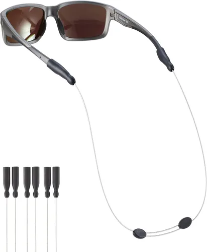 Vista 10 de Correa para lentes de sol, correa ajustable sin cola, lentes y correas de cable, soportes para lentes alrededor del cuello, cordón para hombres